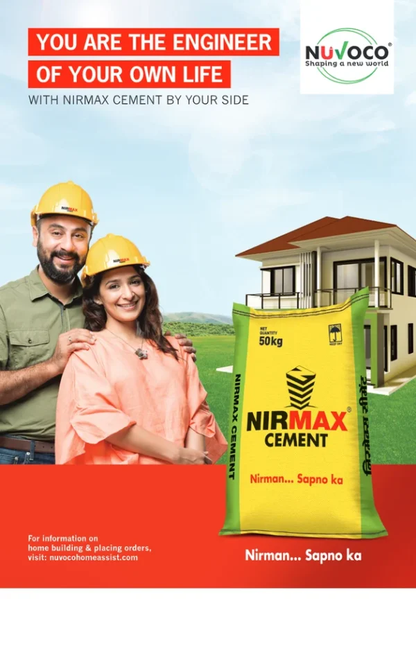 Nuvoco Nirmax Grade 43 OPC 100 Cement bAG - Image 3