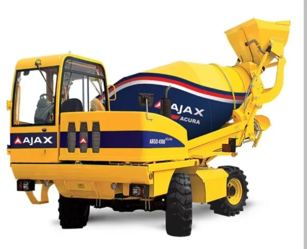 Machine Ajax Concrete Mixer Rental Services, Capacity: ₹ 2,25,000/Month